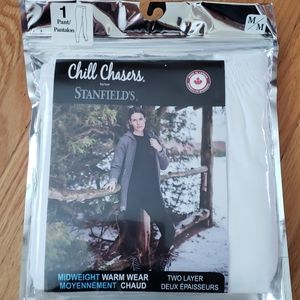 Chill Chasers by Stanfield's white pant warm wear